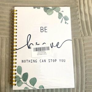 Inspirational Spiral Notebook,Office Accessories Notebook Journal, Be Brave